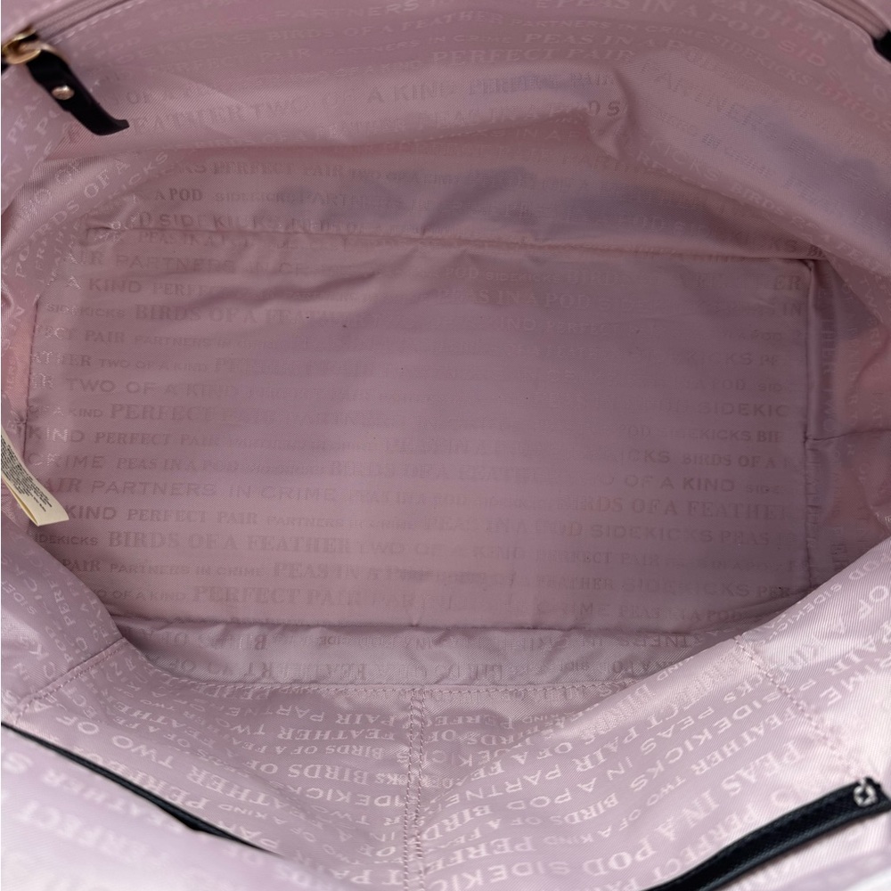 Kate Spade Bridal Tote Storybook Lining with Kate Spade Pink Dust Bag - Picture 6 of 11